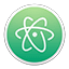 Иконка GitHub Atom